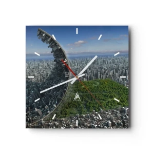 Horloge murale - Pendule murale - La nature est éternelle - 40x40 cm