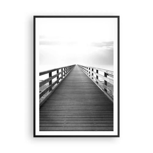 Affiche dans un cadre noir - Poster - A perte de vue... - 70x100 cm