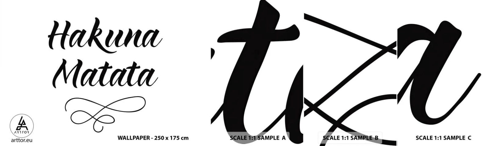 Échantillon de Papier Peint Autocollant Deluxe Sticker - Le meilleur conseil - Typographie, Affirmation, Maxime - 100x30 cm