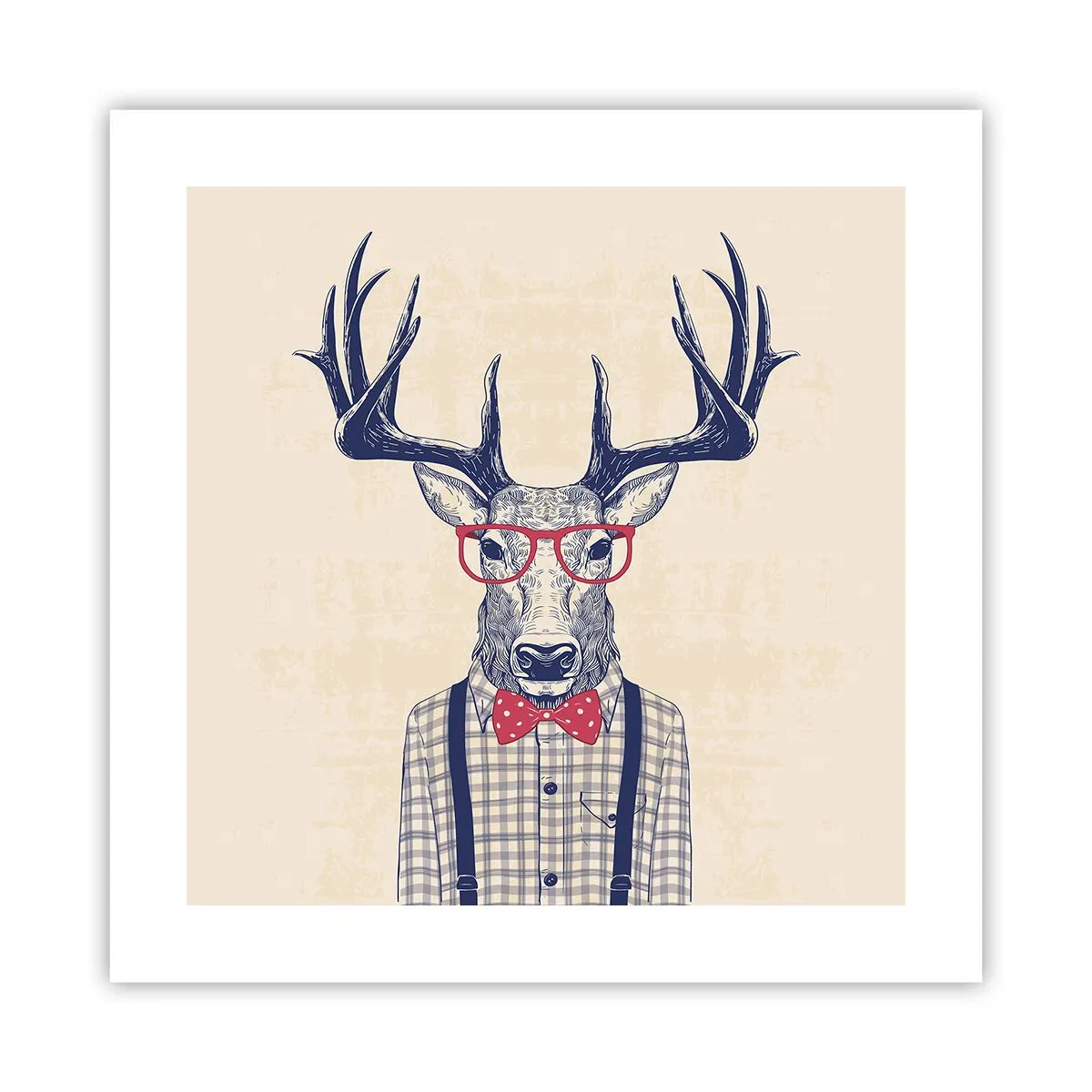 Affiche - Poster - Une extravagance amusante - 40x40 cm