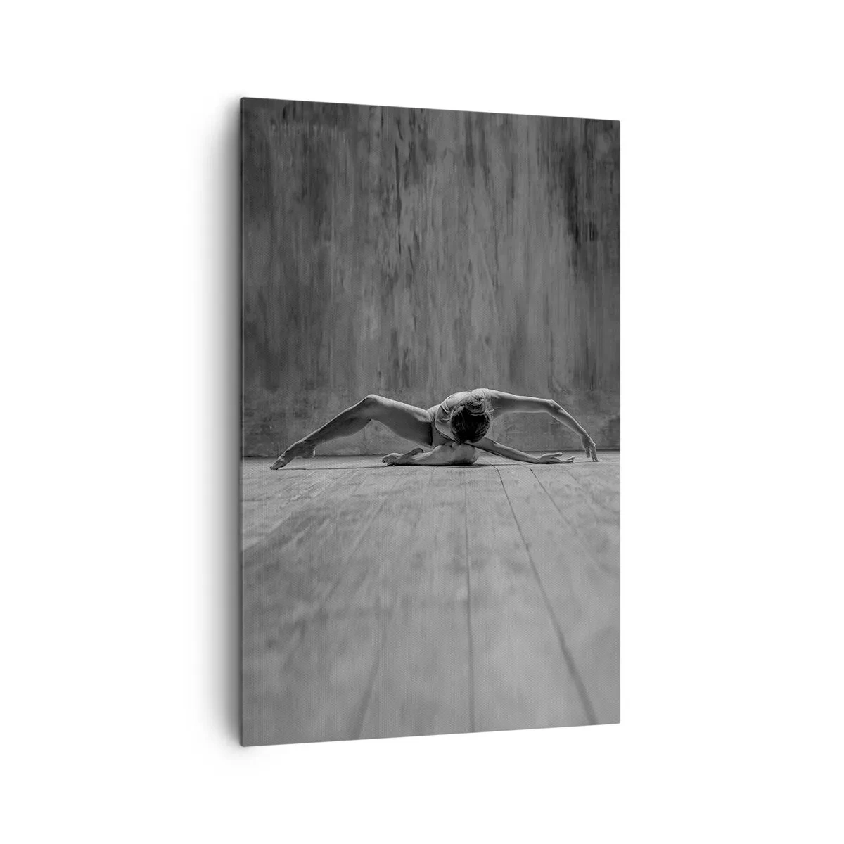 Impression sur toile - Image sur toile - Une danseuse dans une pose artistique - 80x120cm - Symétrie trouvée - Décoration murale moderne pour le salon et la chambre ARTTOR