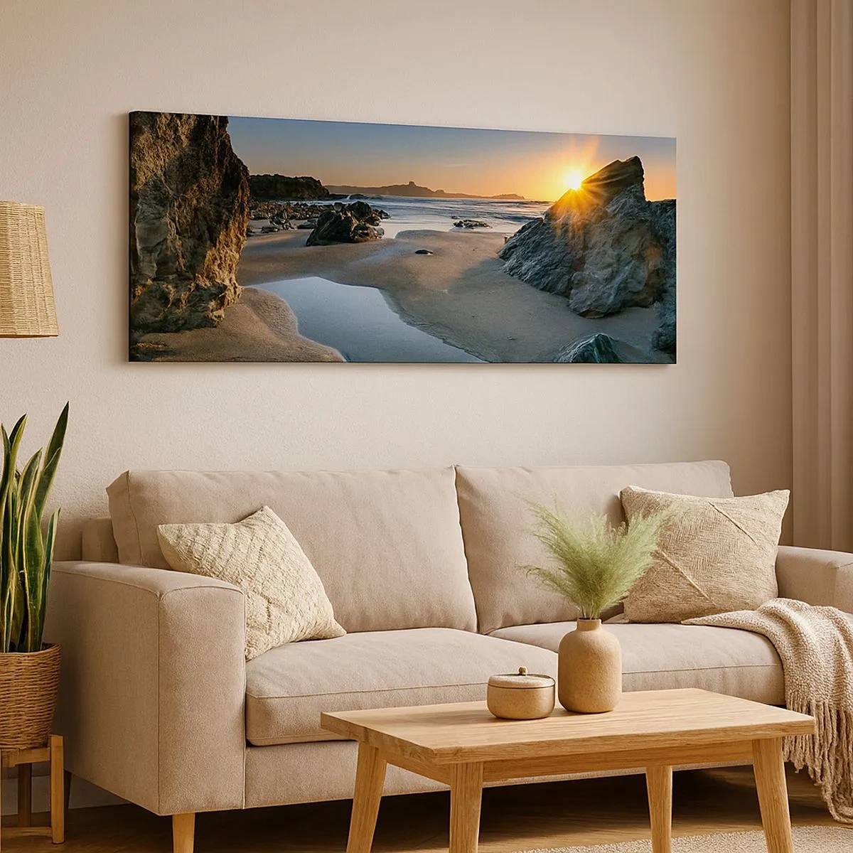 Impression sur toile - Image sur toile - Intouché par la main de l'homme - 100x40 cm