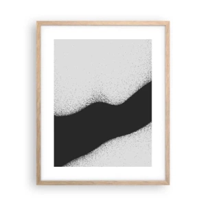 Affiche dans un chêne clair - Poster - Équilibre fluide - 40x50 cm