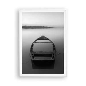 Affiche dans un cadre blanc - Poster - Nostalgie et mélancolie - 70x100 cm