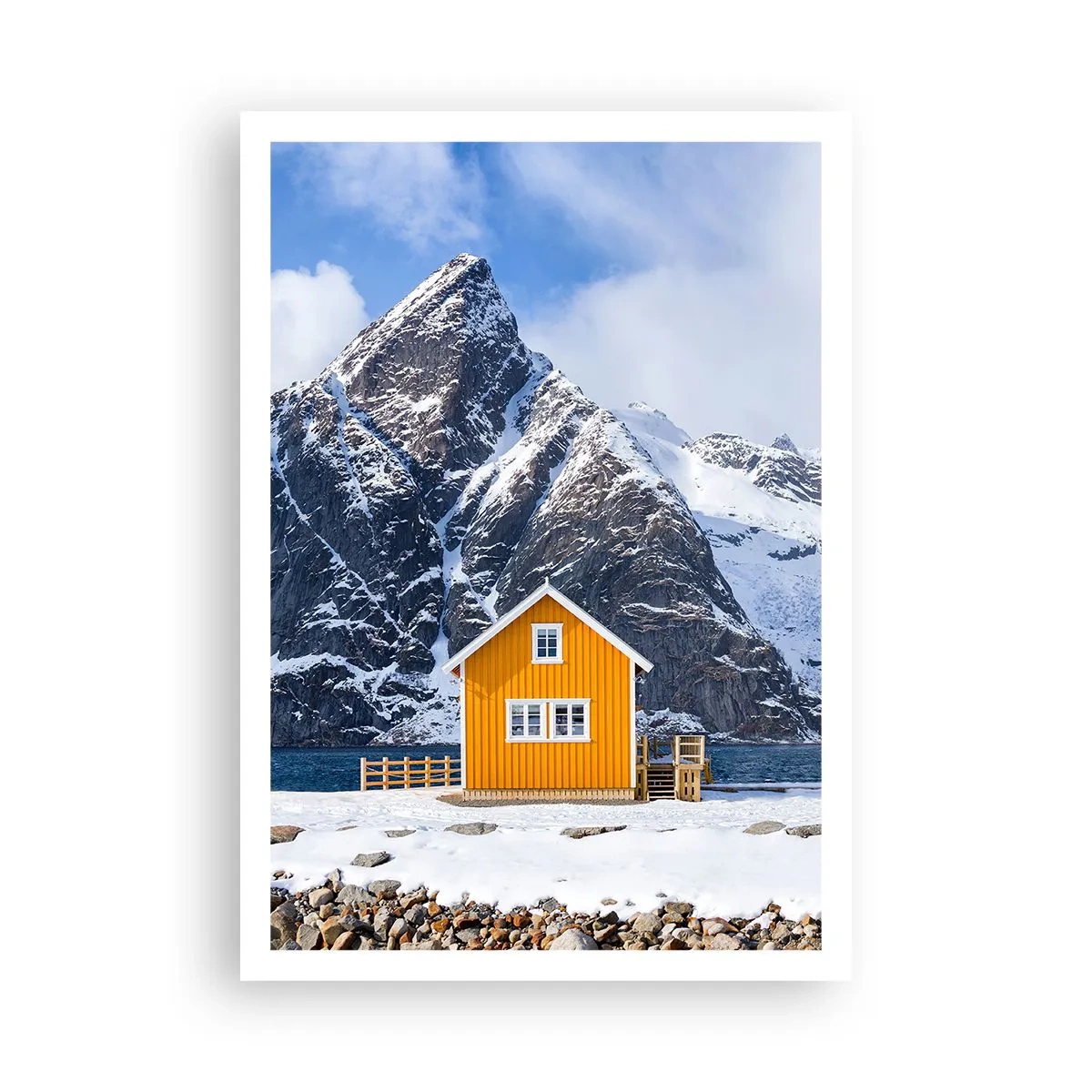 Affiche - Poster - Vacances scandinaves - 70x100 cm