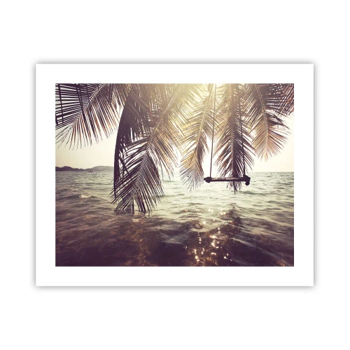 Affiche - Poster - Vous pouvez vous balancer dans les nuages à volonté - 50x40 cm