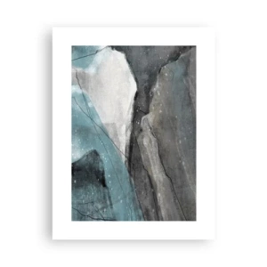 Affiche - Poster - Résumé : roches et glace - 30x40 cm
