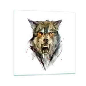 Impression sur verre - Image sur verre - Pas un pas ! - 70x70 cm