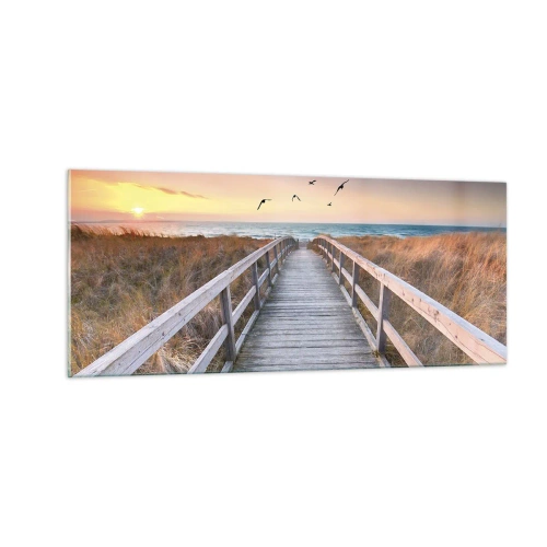 Impression sur verre - Image sur verre - Envol des espaces - 100x40 cm