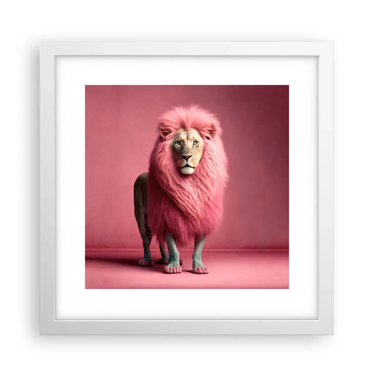 Affiche dans un cadre blanc - Poster - Et tu n'as plus peur - 30x30 cm