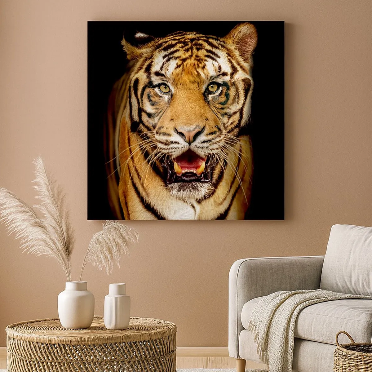 Impression sur toile - Image sur toile - Le coeur sauvageon - 30x30 cm