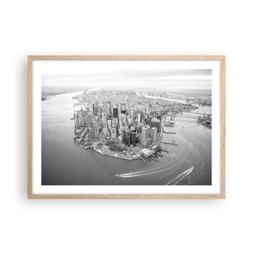 Affiche dans un chêne clair - Poster - Comment ne pas aimer ? - 70x50 cm