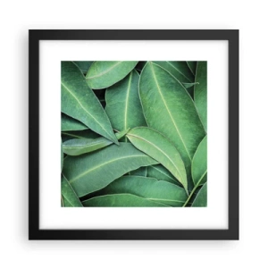 Affiche dans un cadre noir - Poster - Juteux et frais - 30x30 cm