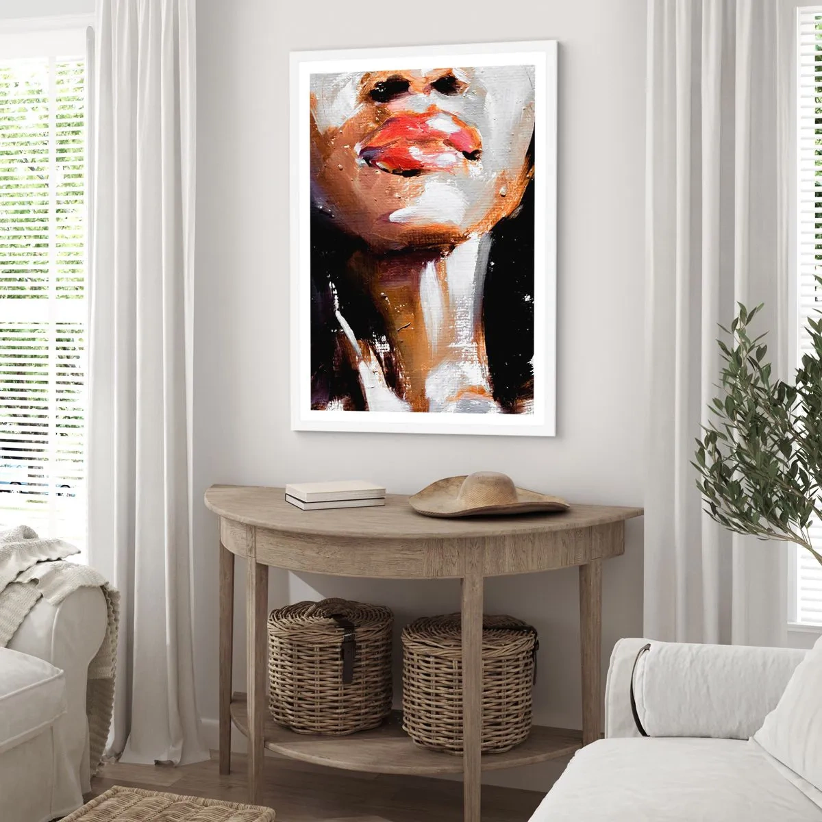 Affiche dans un cadre blanc - Poster - Fierté sans préjugés - 30x40 cm