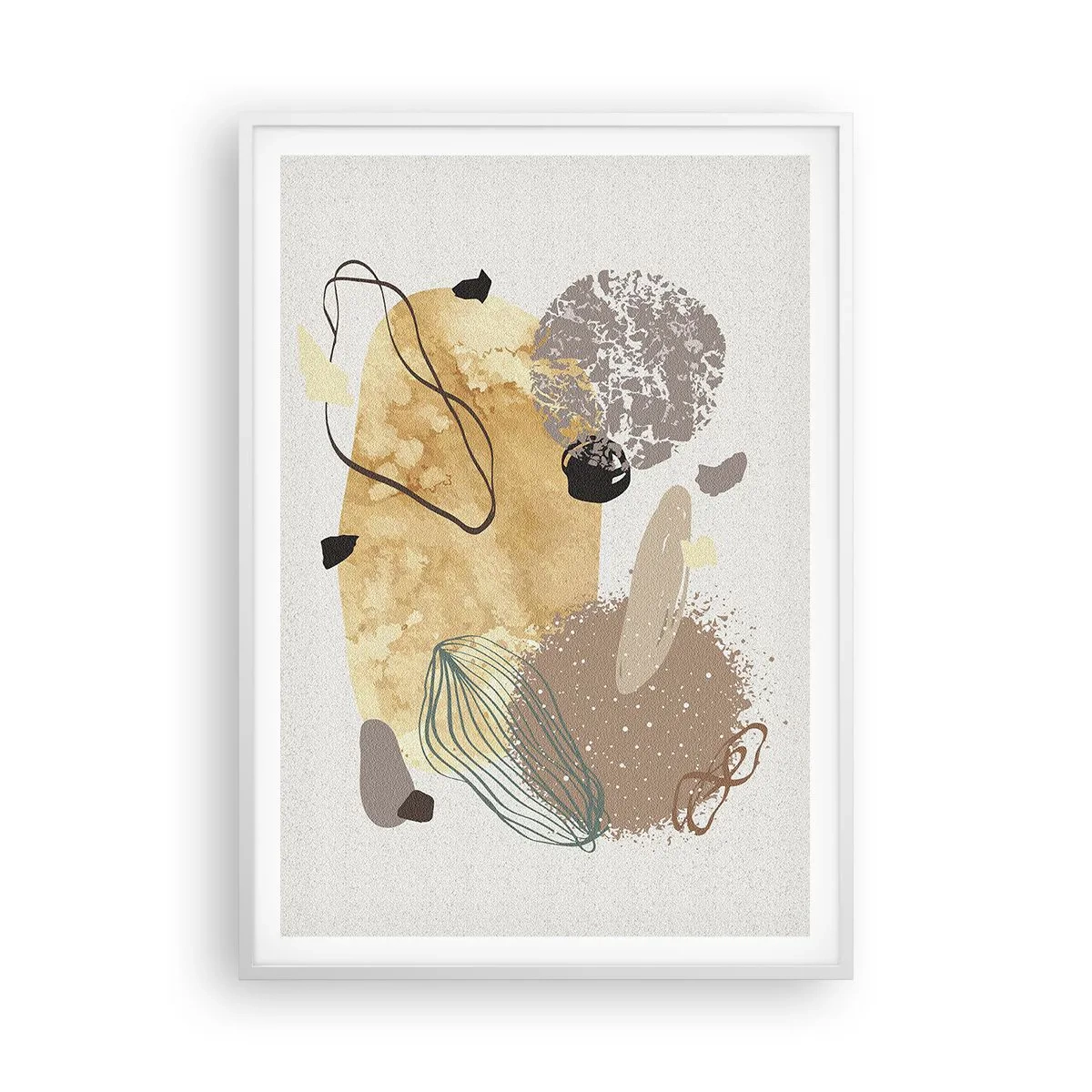 Affiche dans un cadre blanc - Poster - Plumcologie appliquée - 70x100 cm