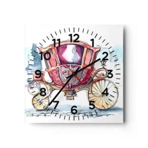 Horloge murale - Pendule murale - À un mariage ou à un bal ? - 40x40 cm