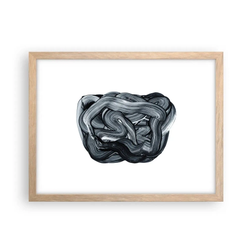 Affiche dans un chêne clair - Poster - Ce n'est pas si simple - 40x30 cm