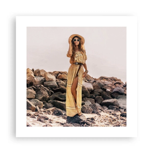 Affiche - Poster - La magie des pierres - 40x40 cm