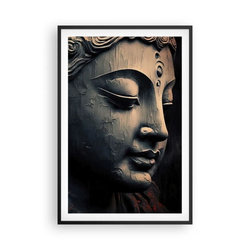 Affiche dans un cadre noir - Poster - En harmonie avec le monde - 61x91 cm