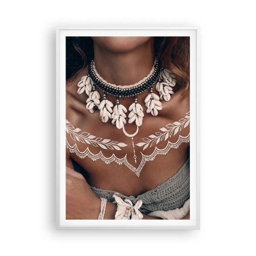 Affiche dans un cadre blanc - Poster - Talismans, rituels de la féminité - 70x100 cm