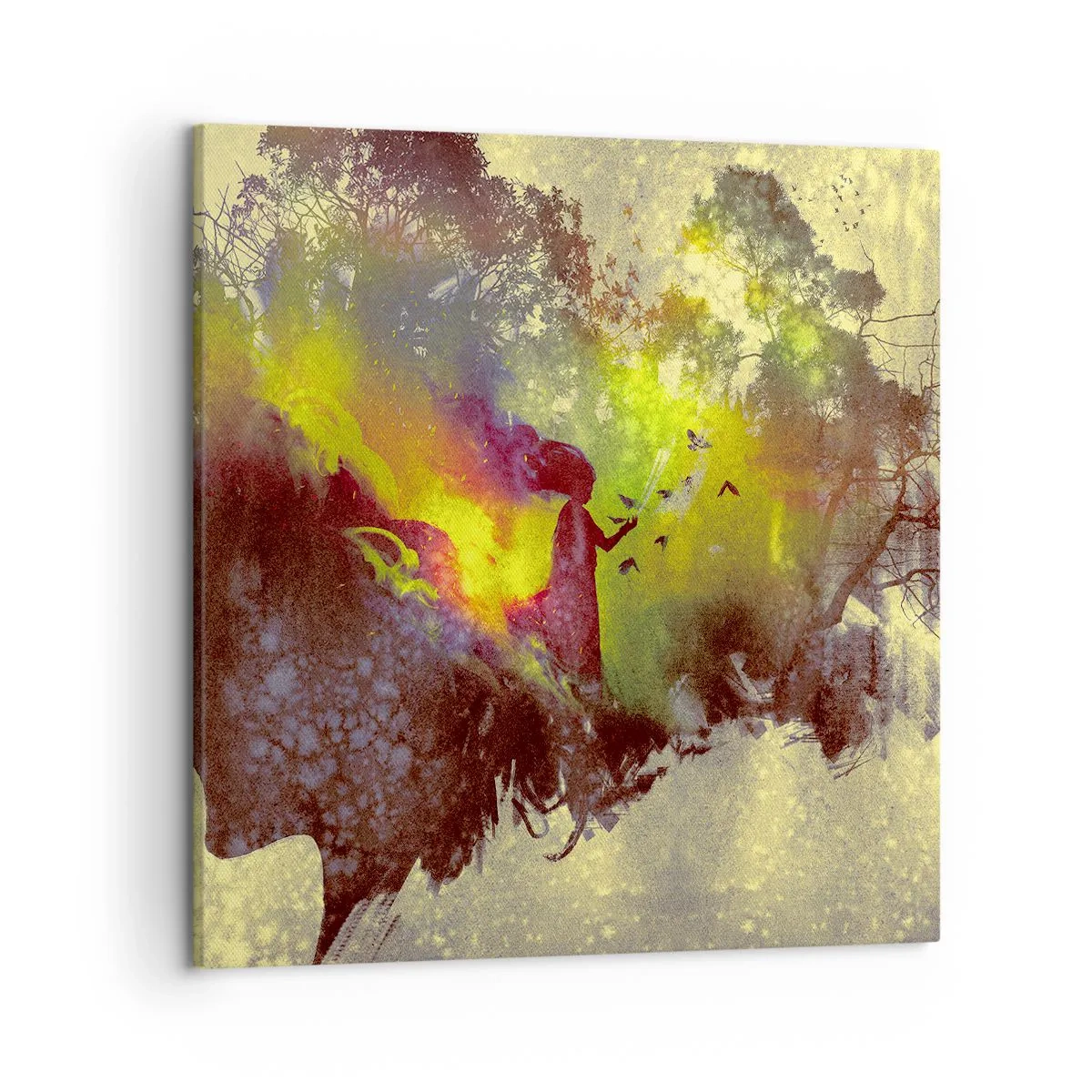 Impression sur toile - Image sur toile - Mère Nature - 50x50 cm