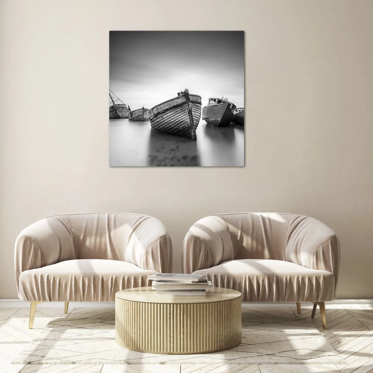 Impression sur verre - Image sur verre - Cùest déjà un souvenir... - 70x70 cm