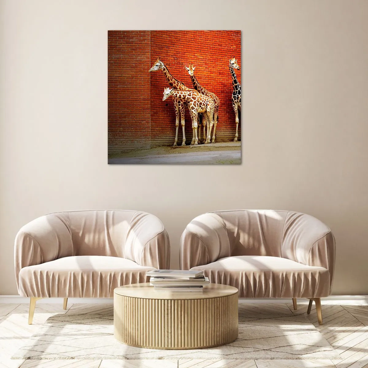 Impression sur verre - Image sur verre - Voyez-vous des acacias ? - 40x40 cm