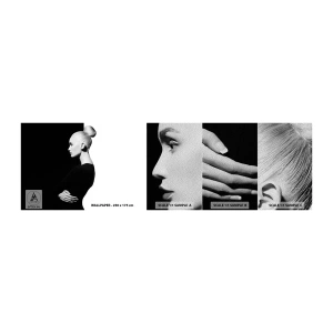 Échantillon de Papier Peint Premium Sand - Tout simplement une femme - Mode, Femme, Élégant - 100x30 cm