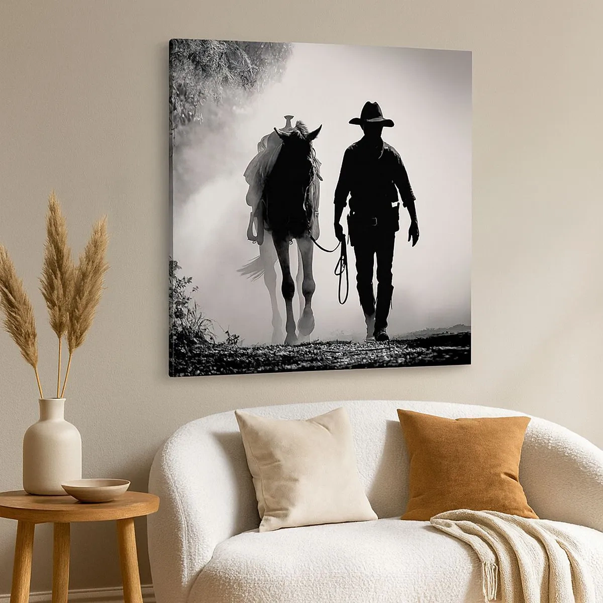 Impression sur toile - Image sur toile - Matinée texane - 30x30 cm