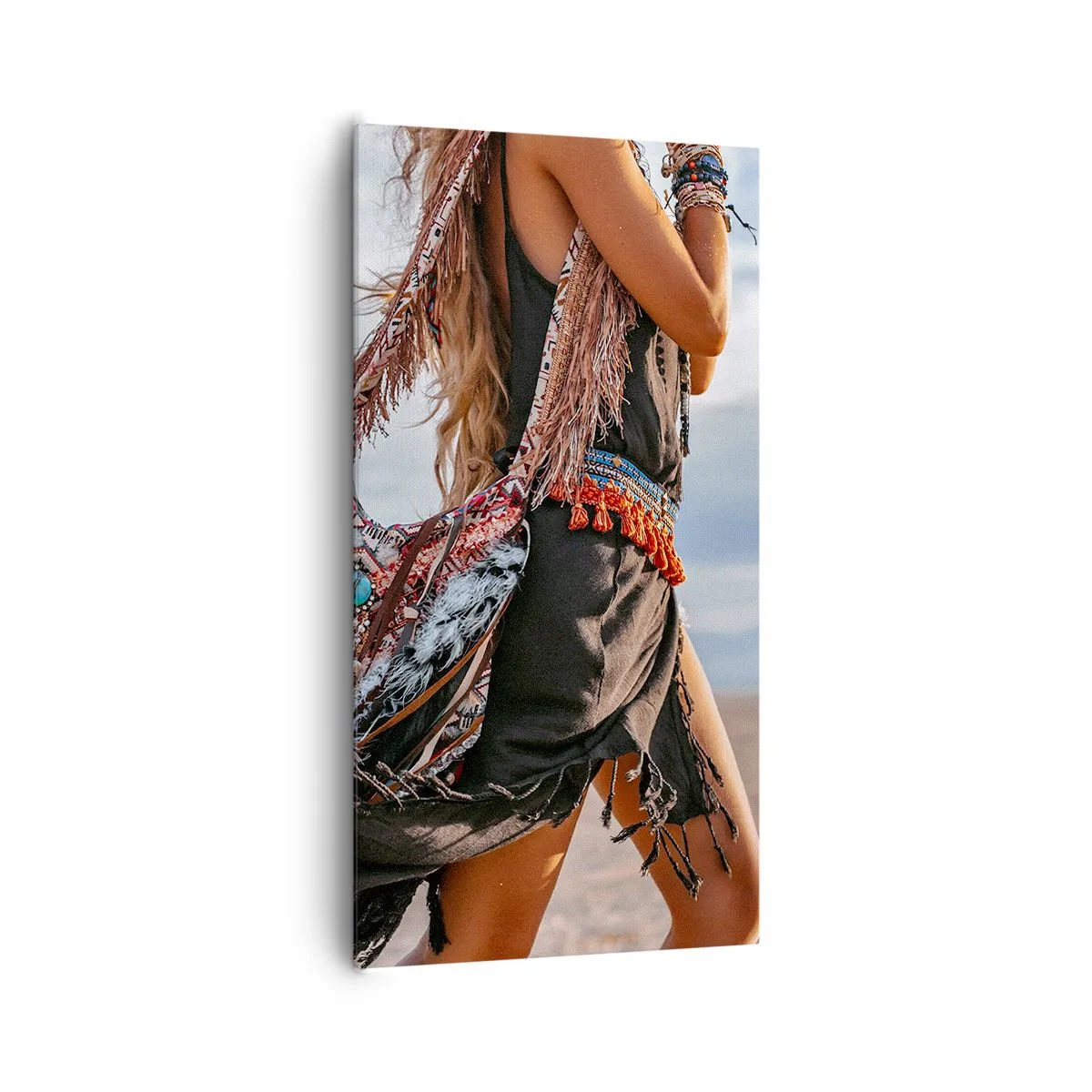 Impression sur toile - Image sur toile - La fille du chaman - 65x120 cm