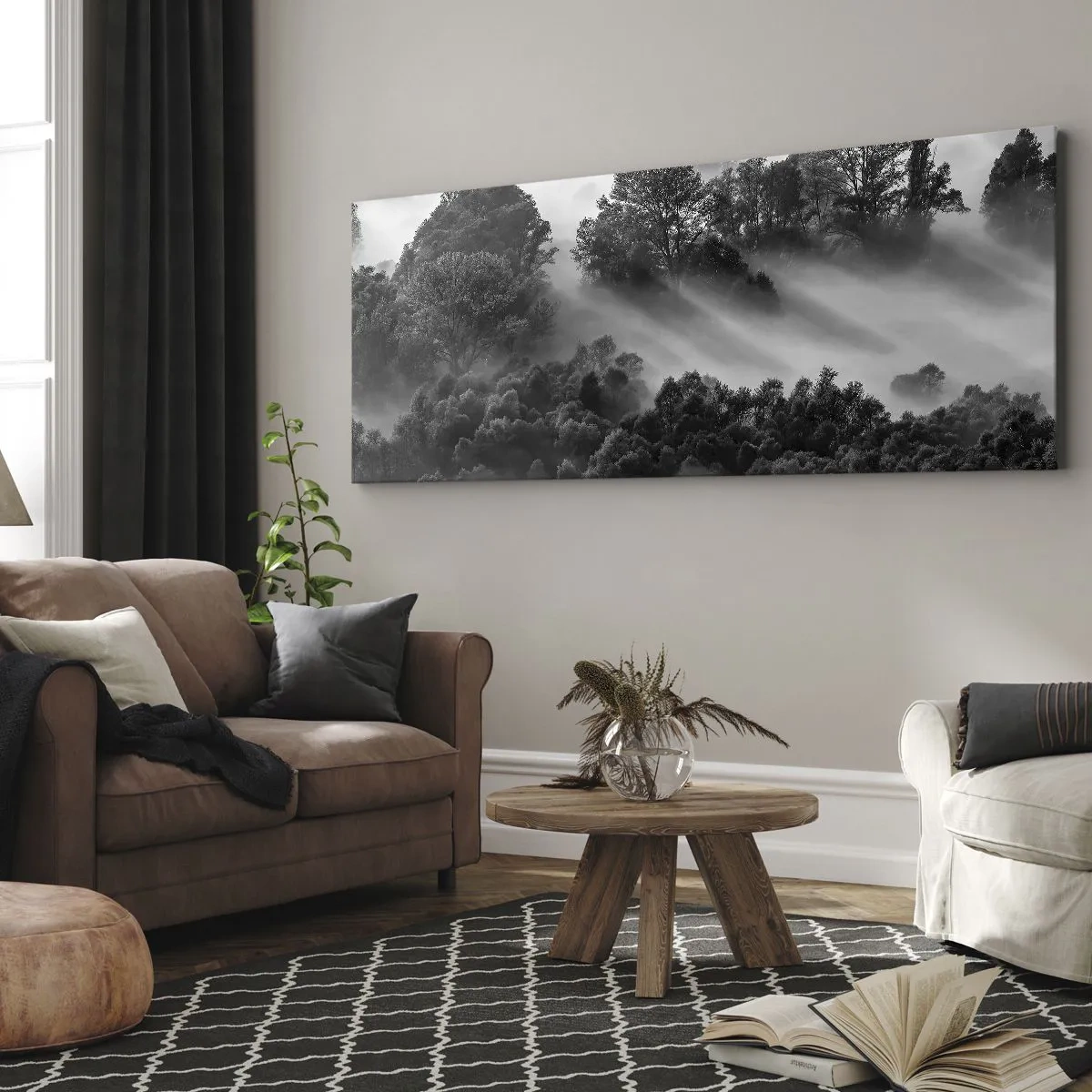 Impression sur toile - Image sur toile - Sortir de son sommeil - 100x40 cm