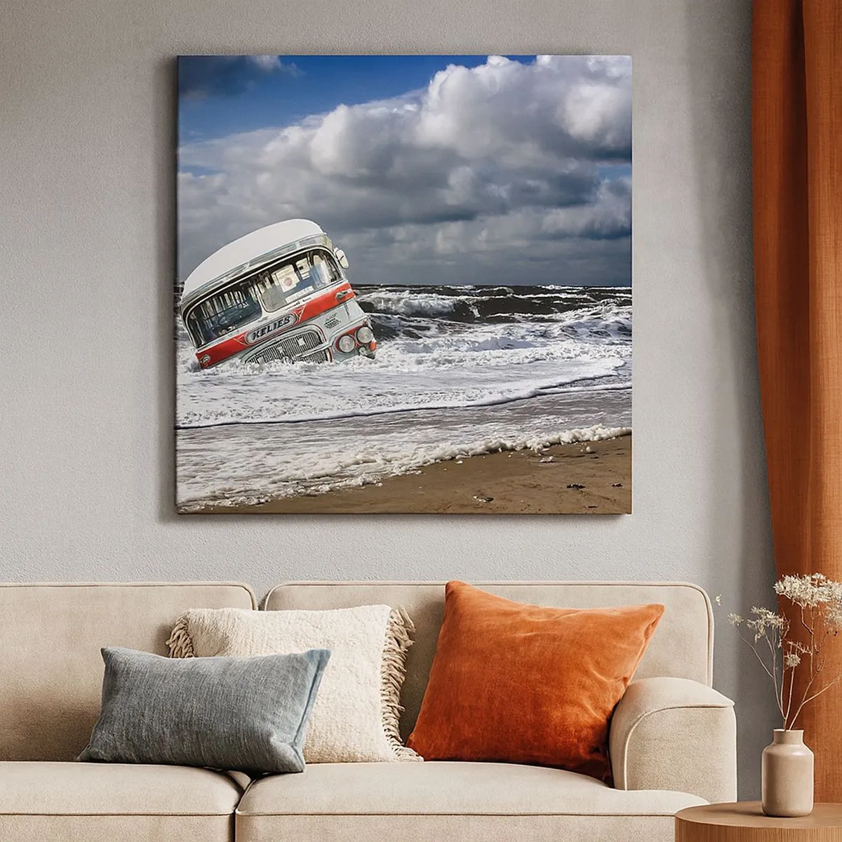 Impression sur toile - Image sur toile - Et qu'est-ce qui vous étonne ? - 30x30 cm