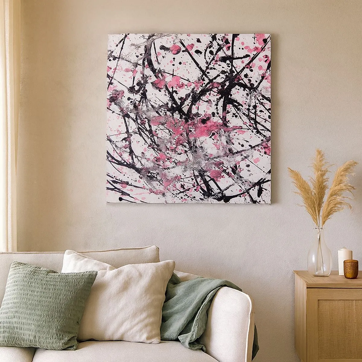 Impression sur toile - Image sur toile - La nature éphémère de la vie - 30x30 cm