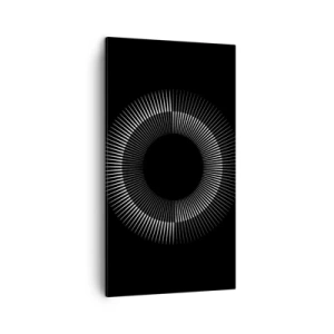 Impression sur toile - Image sur toile - Soleil noir - 45x80 cm