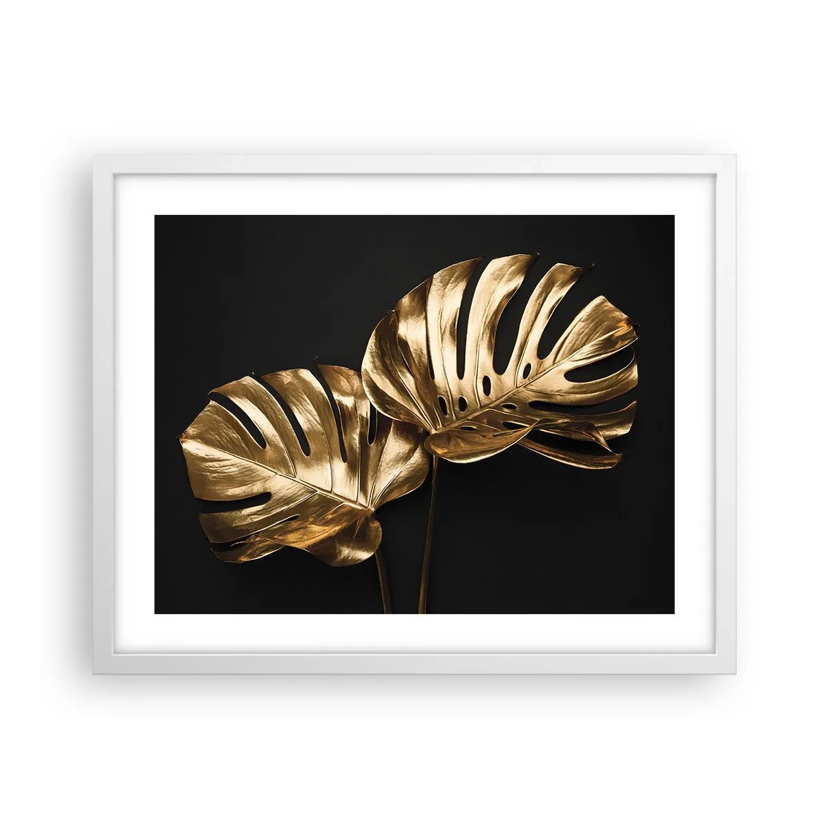 Affiche dans un cadre blanc - Poster - Les trésors de la nature - 50x40 cm