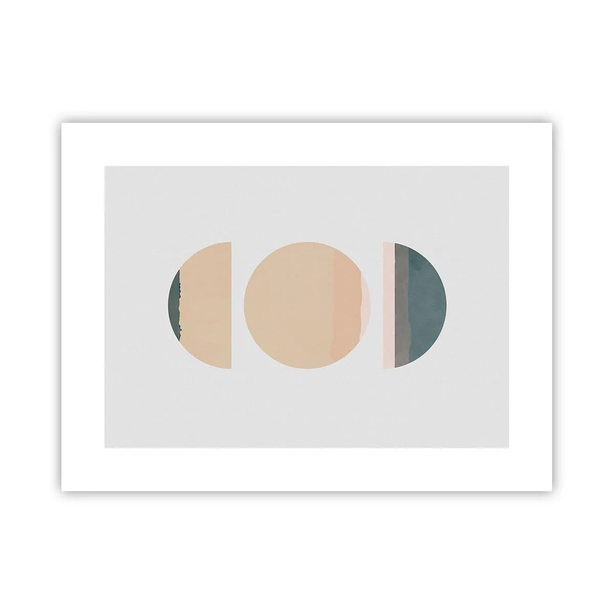 Affiche - Poster - Cercles après cercles - 40x30 cm