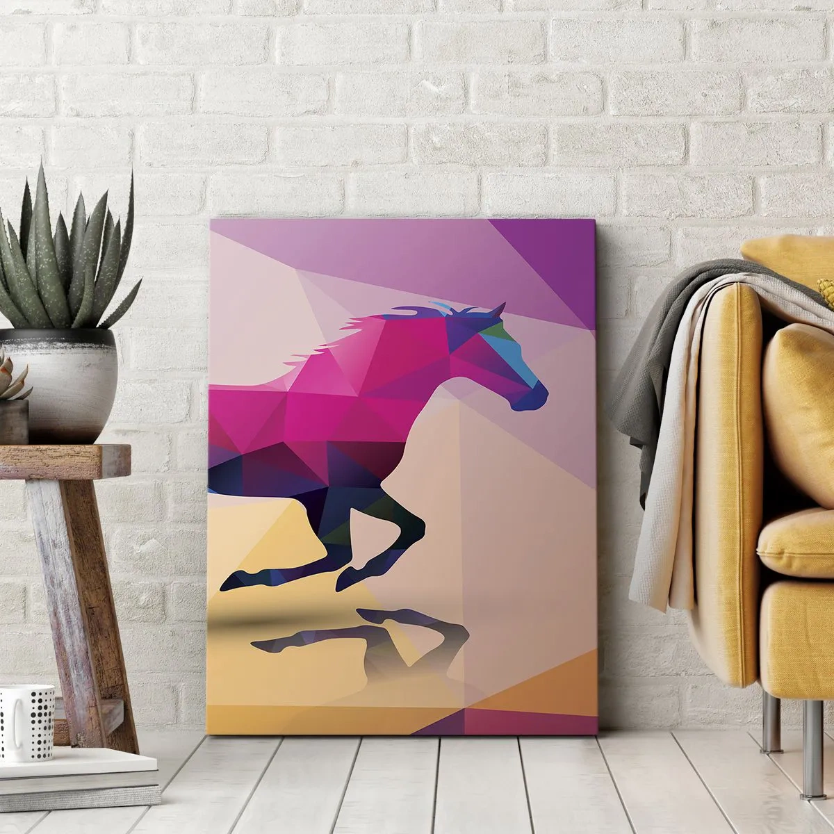 Impression sur toile - Image sur toile - Le cubisme toujours vivant - 65x120 cm