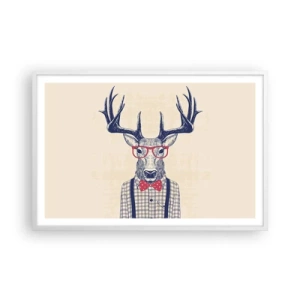 Affiche dans un cadre blanc - Poster - Une extravagance amusante - 91x61 cm