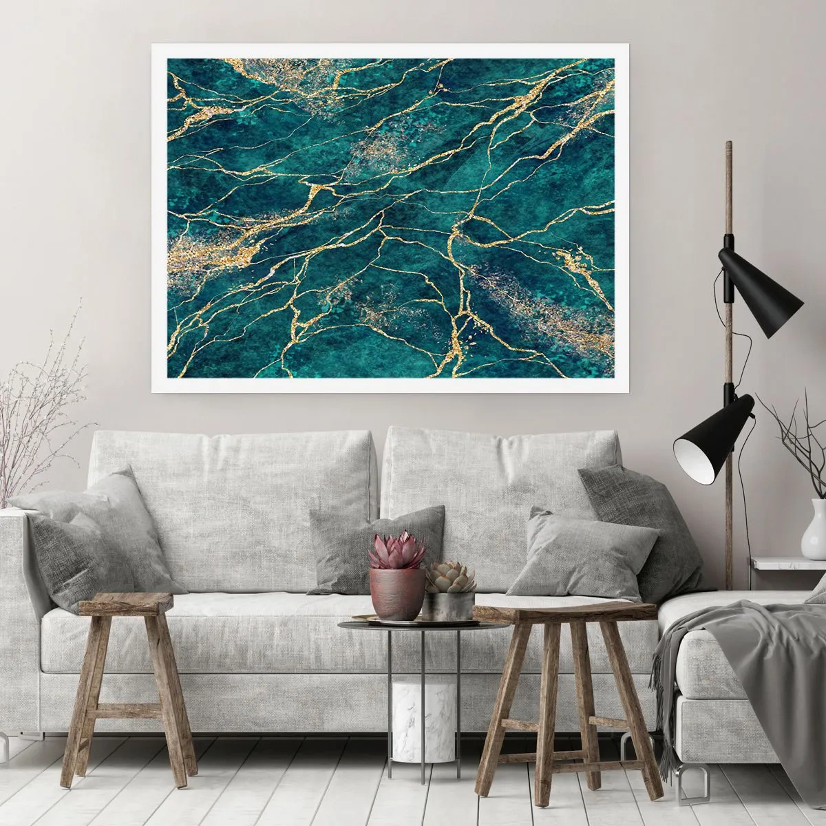 Affiche - Poster - Mine d'or - 40x30 cm