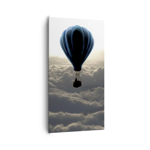 Impression sur toile - Image sur toile - Un vagabond au dessus des nuages - 65x120 cm