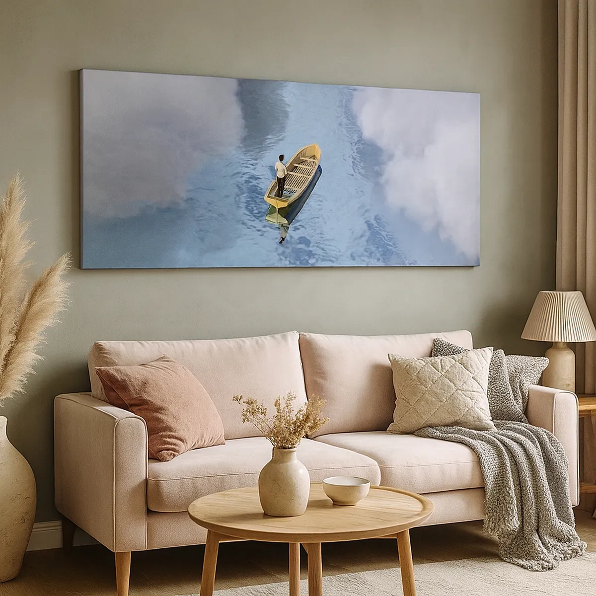 Impression sur toile - Image sur toile - Vie – voyage – inconnu - 30x30 cm