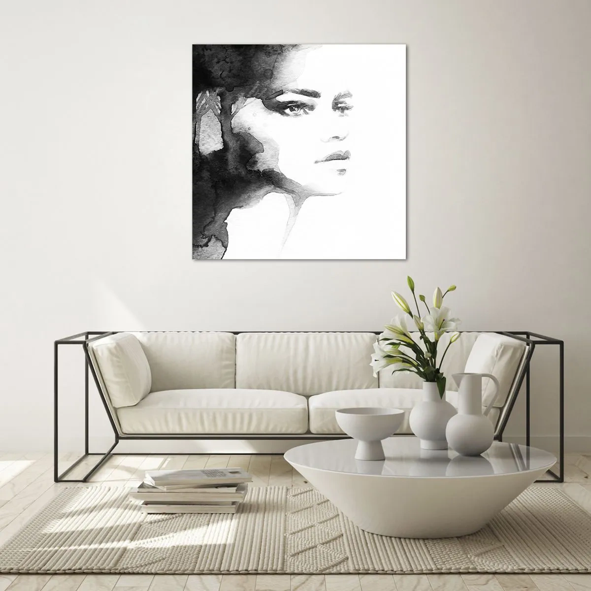 Impression sur verre - Image sur verre - Fait de mystère et de brouillard - 30x30 cm