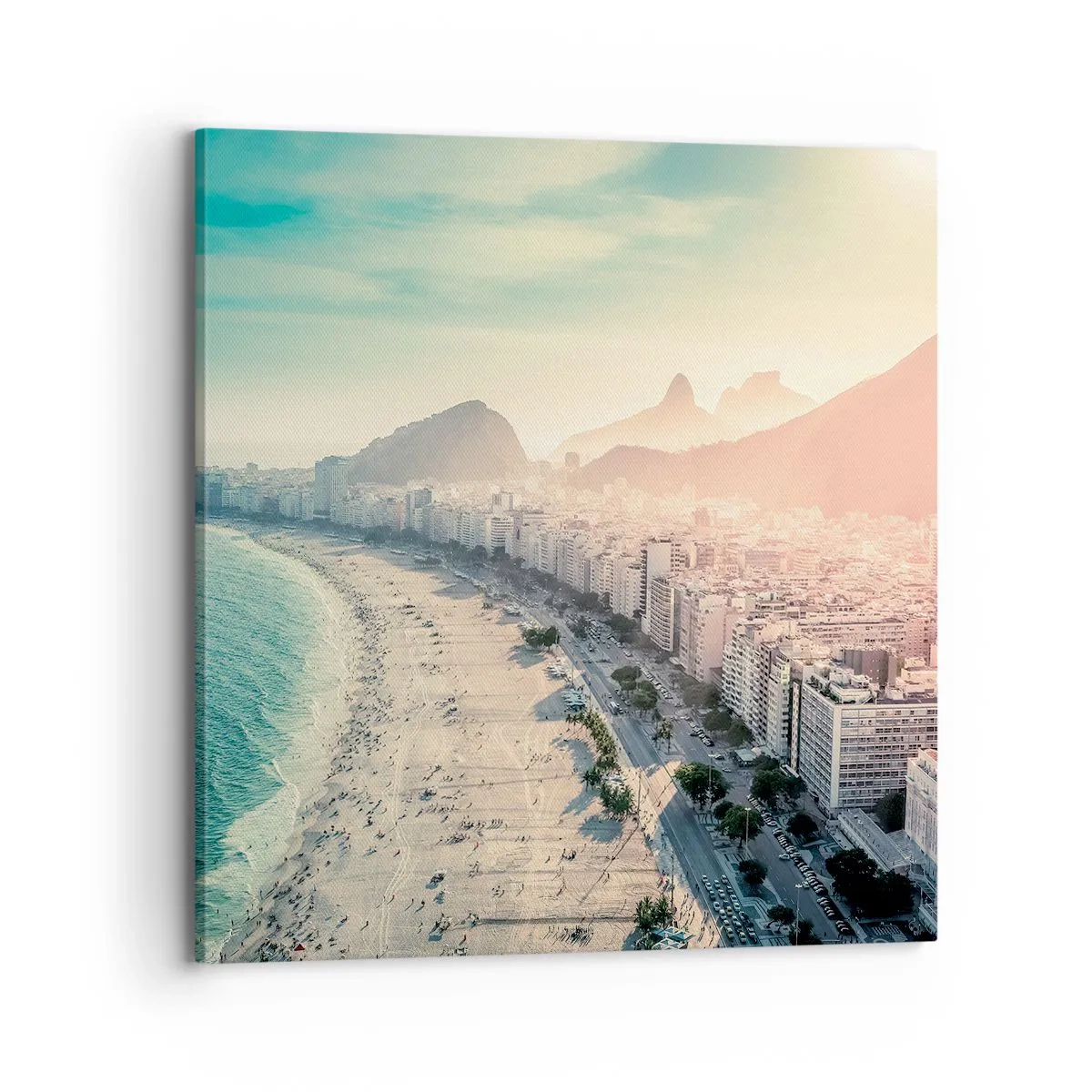 Impression sur toile - Image sur toile - Vacances éternelles à Rio - 70x70 cm