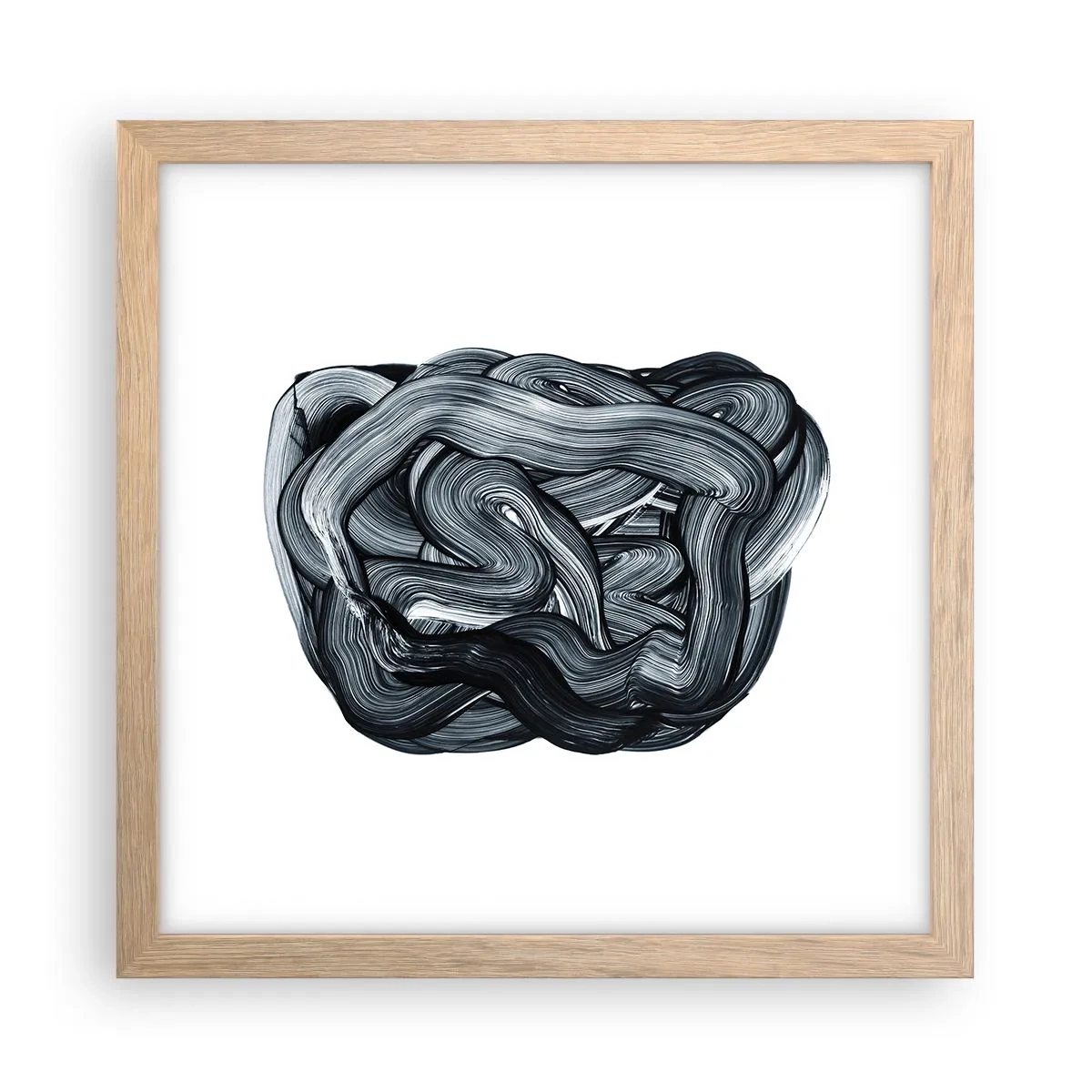 Affiche dans un chêne clair - Poster - Ce n'est pas si simple - 30x30 cm