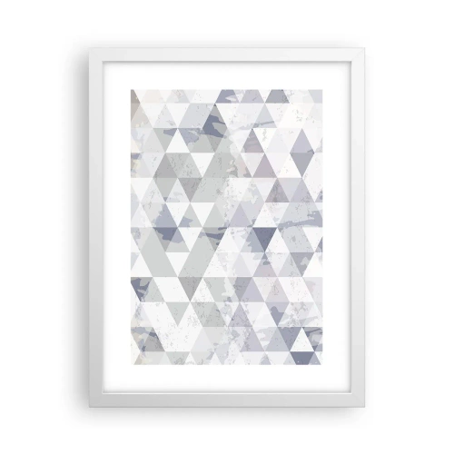 Affiche dans un cadre blanc - Poster - En rythme de trois - 30x40 cm