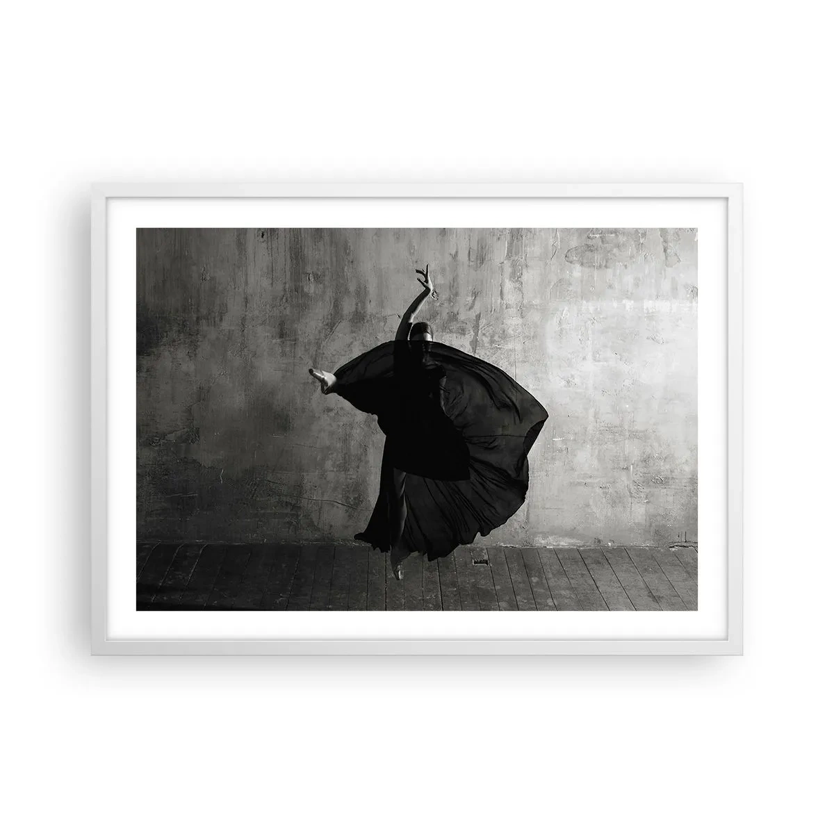 Affiche dans un cadre blanc - Poster - Pas plein de passion - 70x50 cm