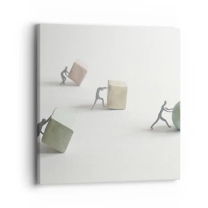 Impression sur toile - Image sur toile - Rien que la vie - 40x40 cm