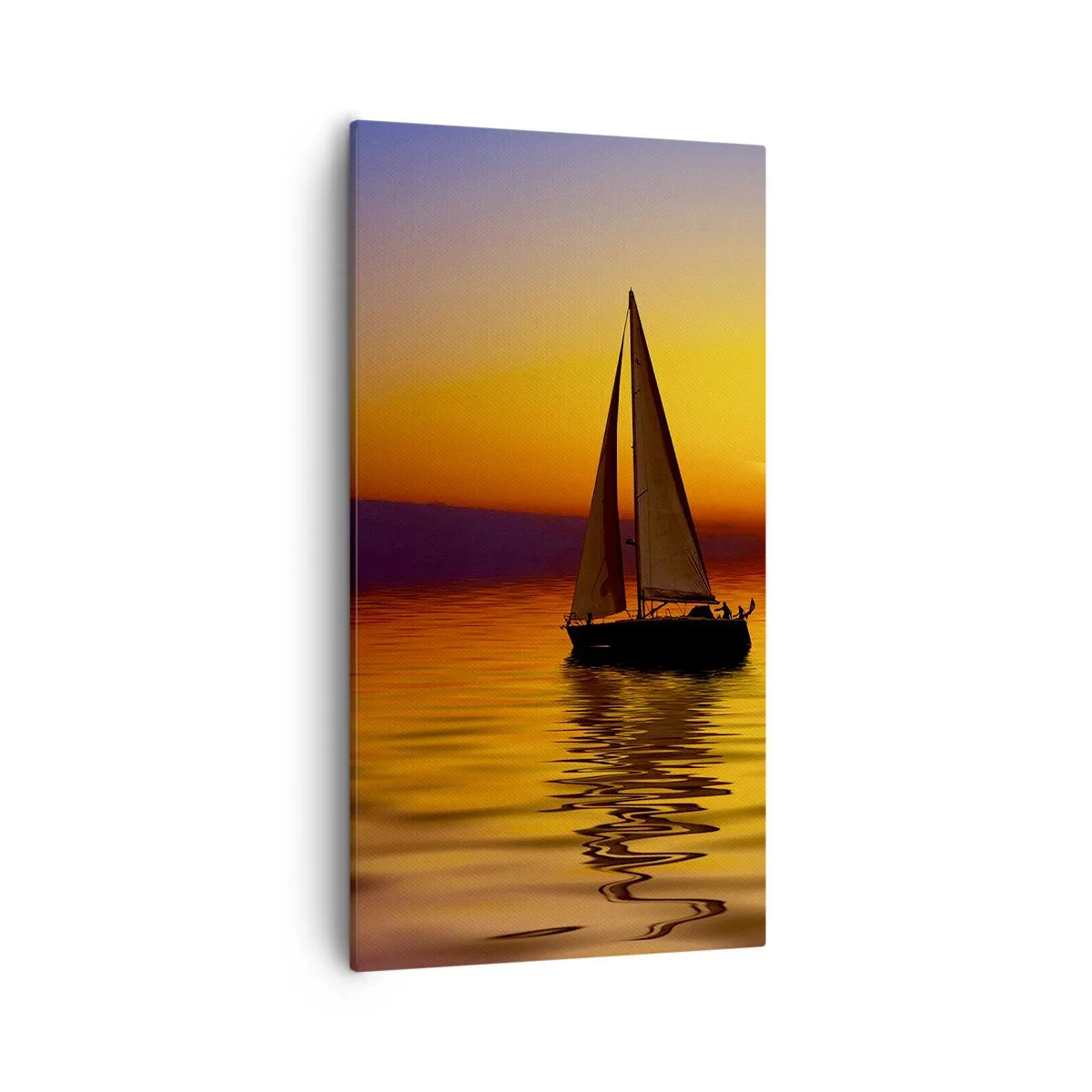 Impression sur toile - Image sur toile - Comme c'est calme au crépuscule… - 55x100 cm