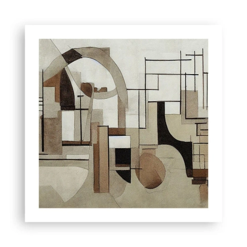 Affiche - Poster - Paysage urbain 2.0 - 50x50 cm