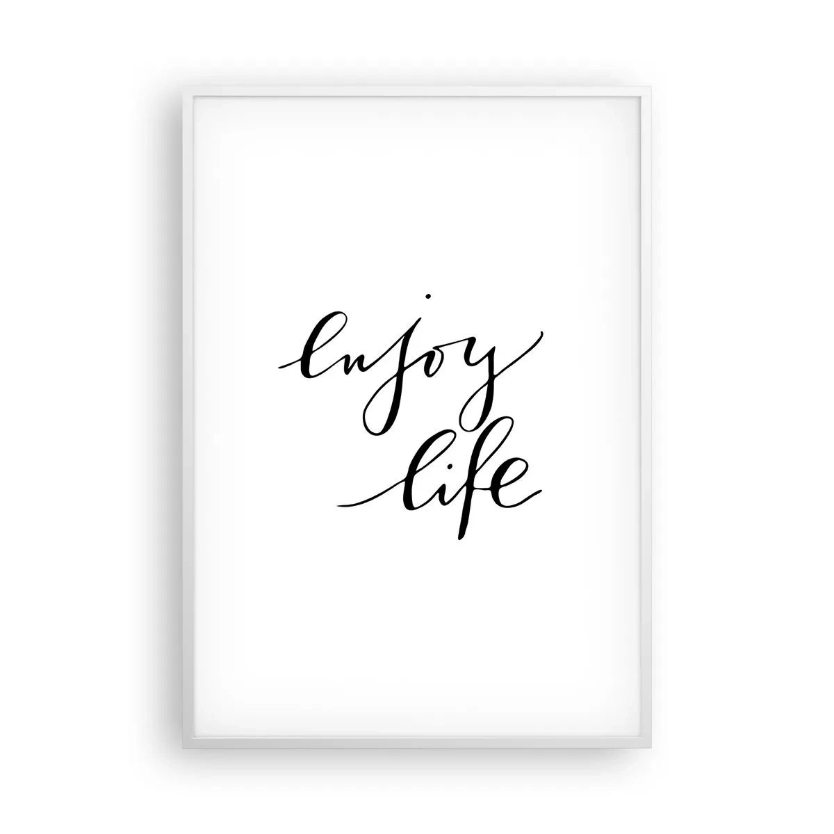 Affiche dans un cadre blanc - Poster - Rien à ajouter.... - 70x100 cm